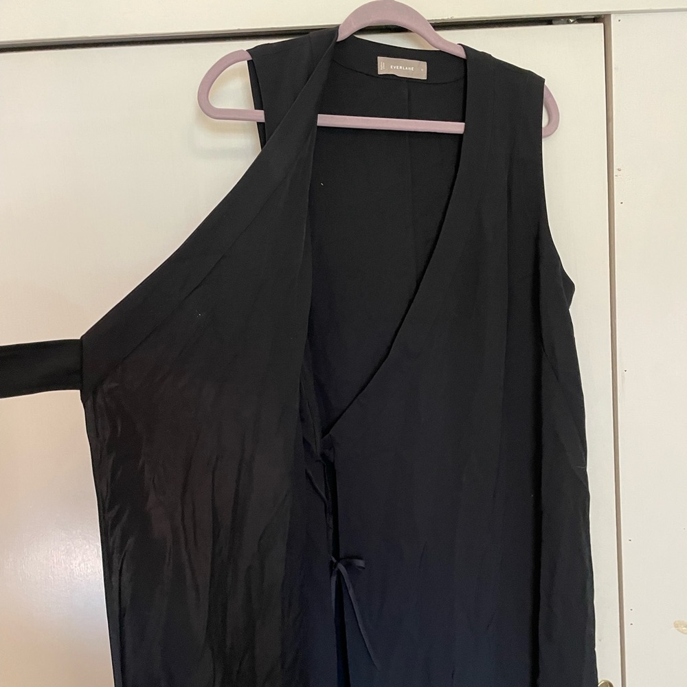 Everlane Sleeveless Wrap Dress